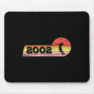 Badminton-player Born 2002 Birthday Vintage Women Mouse Pad