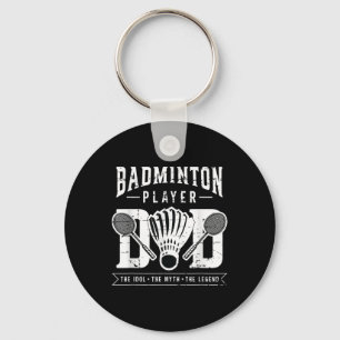Badminton Player Dad The Shuttle Player Badminton  Key Ring
