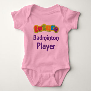 Badminton Player (Future) For Child Baby Bodysuit