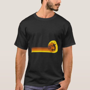 Badminton-player Game Shuttle 70s Year Vintage Bad T-Shirt