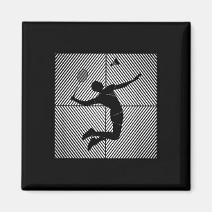 Badminton-player Game Shuttle Badminton  Magnet