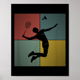 Badminton-player Game Shuttle Badminton Poster