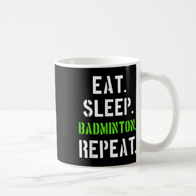 Badminton Player Gift  Coffee Mug (Right)