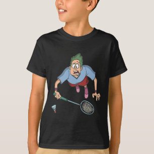Badminton Player Jumping T-Shirt