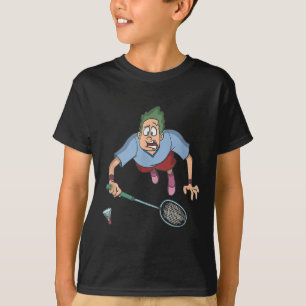 Badminton Player Jumping  T-Shirt