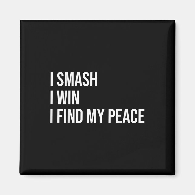 Badminton Player Meme Self Care Quote  Magnet (Front)