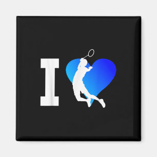 Badminton Player Mens Shuttle Squash Women  Magnet