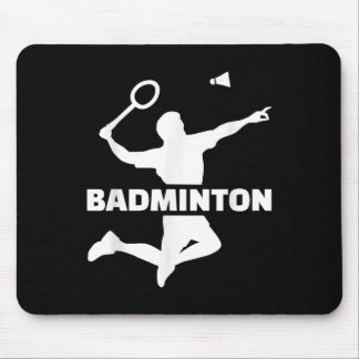 Badminton Player Mouse Pad