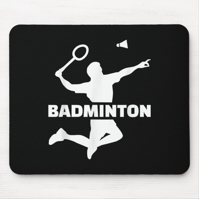Badminton Player  Mouse Pad (Front)