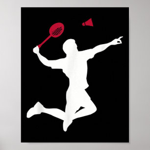 Badminton Player  Poster