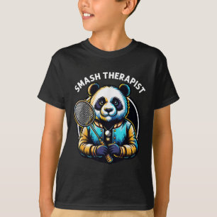 Badminton Player Pun Shuttle Smash Therapist Badmi T-Shirt