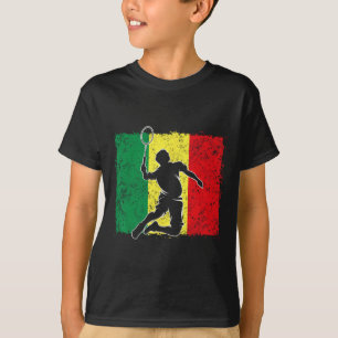 Badminton Player Senegalese Flag Senegal 1  T-Shirt