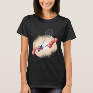 Badminton Player Shuttle Gift Badminton T-Shirt