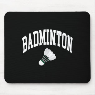 Badminton Player Shuttle Graphic Tank Top Mouse Pad