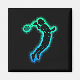 Badminton Player Shuttle Kids Men Badminton Boys  Magnet