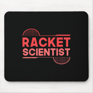 Badminton Player Shuttle Racket Scientist Badminto Mouse Pad