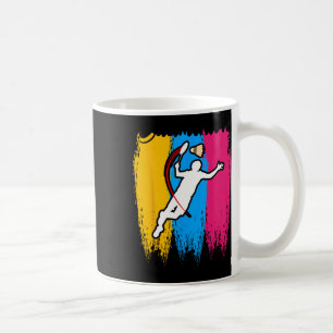 Badminton Player Shuttle Time Smash Rackets Lover Coffee Mug