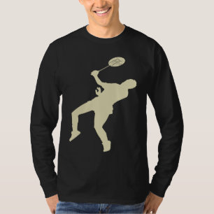 Badminton Player Shuttlecock Time Smash Rackets T-Shirt