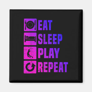 Badminton Player Squash Mens Badminton Shuttle  Magnet