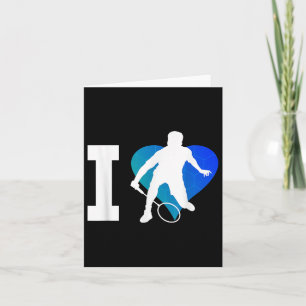 Badminton Player Squash Mens Shuttle Badminton Card