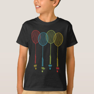 Badminton Player Team Shuttle Coach Match Badminto T-Shirt