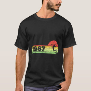 Badminton-player Vintage 1967 Birthday Shuttle Bad T-Shirt