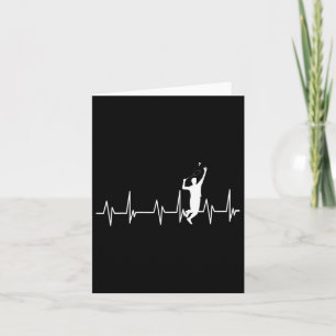 Badminton Player Vintage Badminton  Card