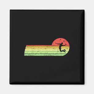 Badminton-player Vintage Birthday Shuttle Badminto Magnet