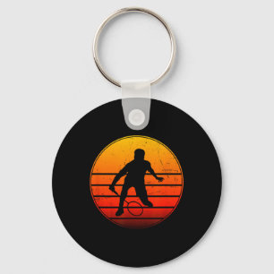 Badminton Player Womens Badminton Shuttle Key Ring