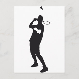 badminton postcard