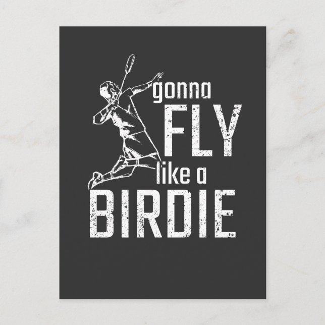 Badminton Postcard (Front)