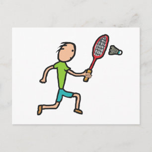 Badminton Postcard