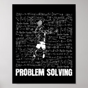 Badminton Problem Solving Players Sports Solution  Poster