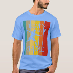 Badminton Quotes Retro T-Shirt