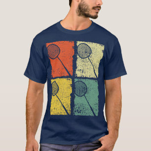Badminton Racket Badminton Retro 1 T-Shirt