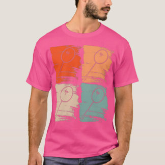 Badminton Racket Badminton Retro 1 T-Shirt