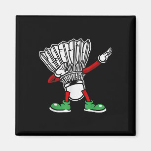 Badminton Racket Dabbing Shuttle Player Badminton  Magnet