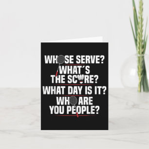 Badminton Racket Serve Shuttle Player Badminton Pl Card