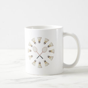 Badminton Rackets Coffee Mug