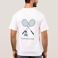 Badminton Rackets Shuttlecock Birdie Personalised
