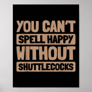 Badminton Racquet - Player Court Racket Team Shutt Poster