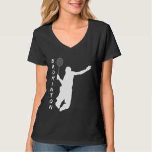 Badminton Racquet Sport Man Boy Strokes T-Shirt