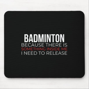 Badminton Racquet Sports Feather Ball Shuttle  Mouse Pad