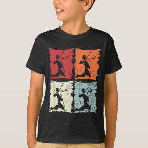 Badminton Retro Badminton Player, Shuttle T-Shirt