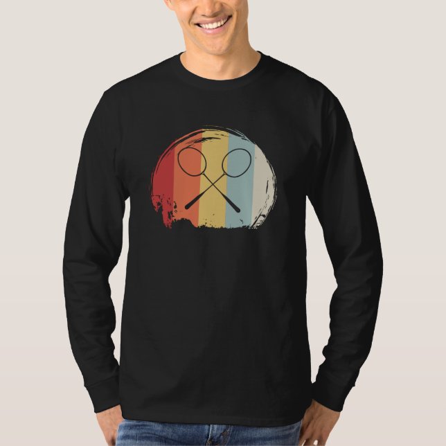 Badminton Retro T-Shirt (Front)