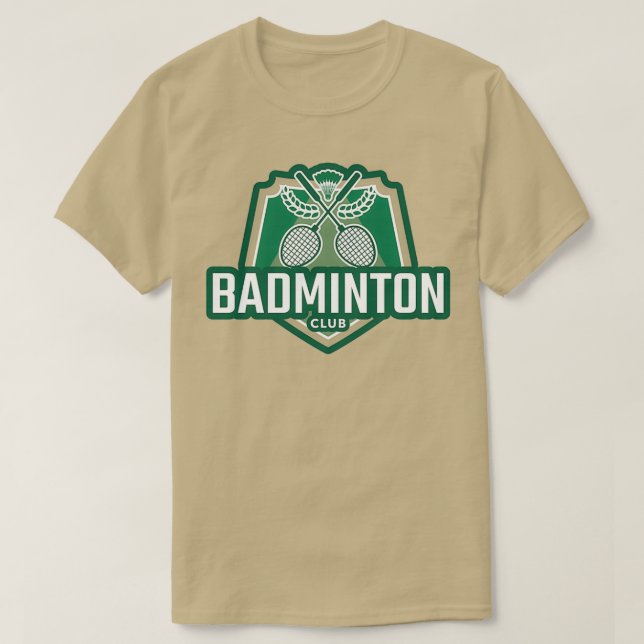 Badminton s Badminton Club T T-Shirt (Design Front)