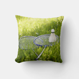 Badminton Set to Go Cushion