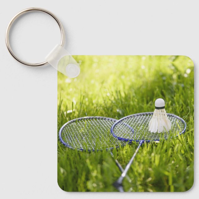 Badminton Set to Go Key Ring (Front)