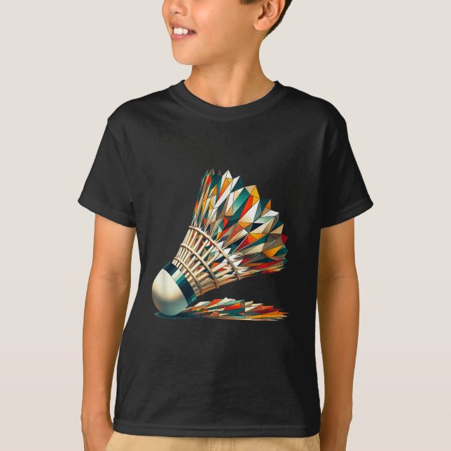Badminton Shuttle _2  T-Shirt (Front)