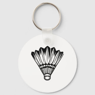 Badminton Shuttle 4 Key Ring